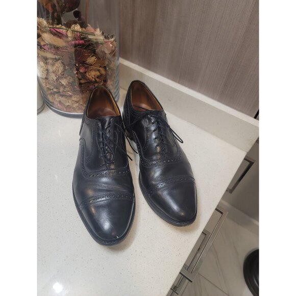 Allen Edmonds Clifton Mens Black Leather Cap Toe Derbies Sz 13 C main image 10